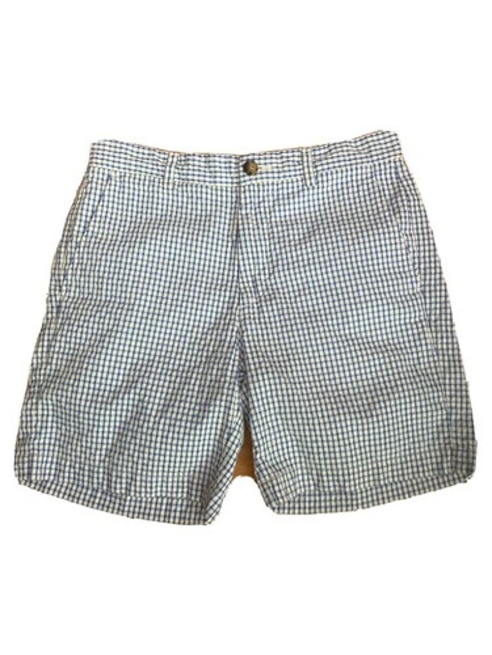 Vineyard Vines Men’s Seersucker Preppy Breaker Shorts Size 30- Blue/White Check